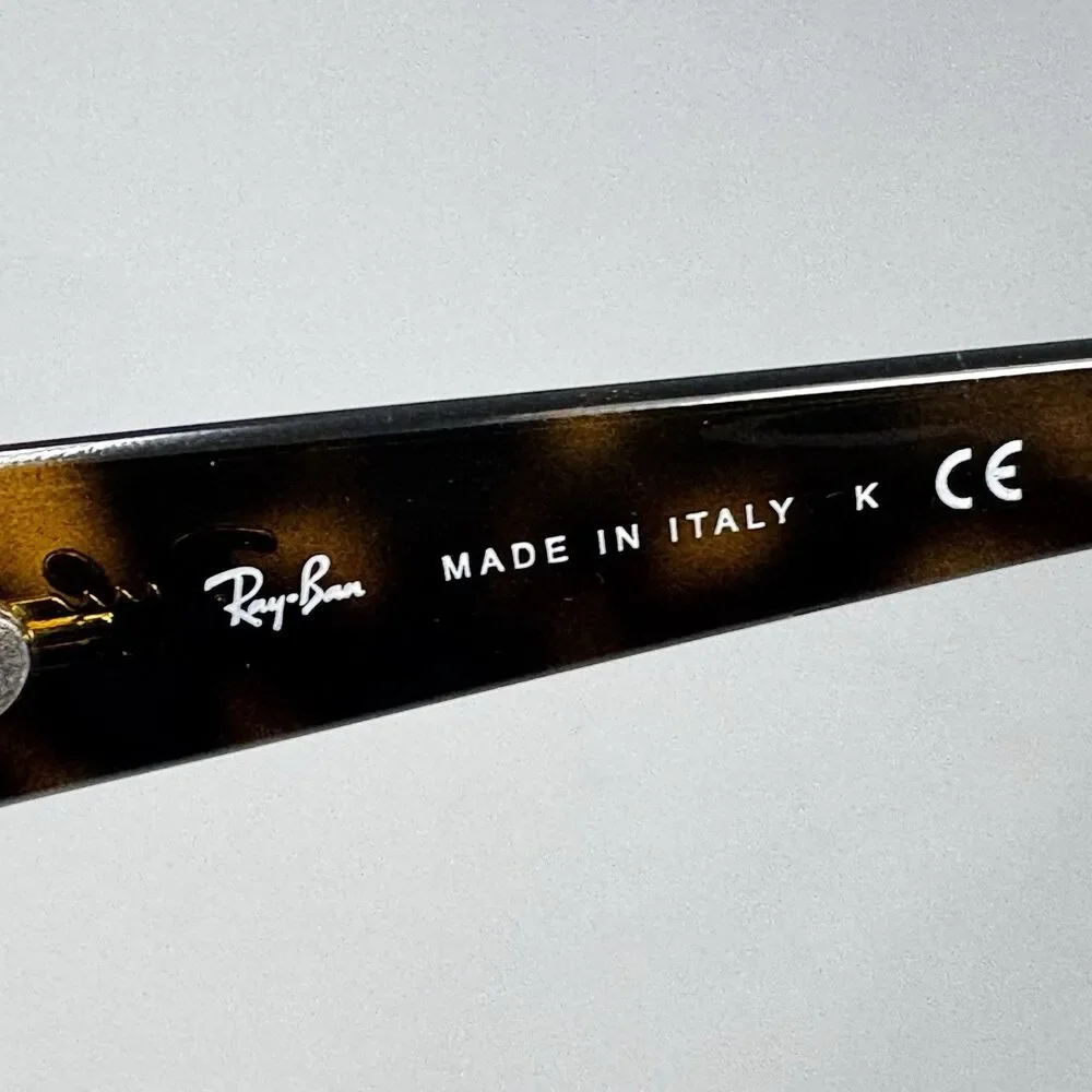 Ray-Ban RB2129 902 Havana Tortoise Sunglass Frames Made in Italy